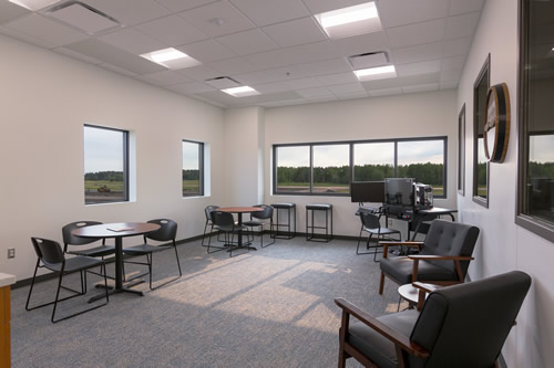 Venture North Aviation Study area and lunch room